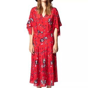 Gorgeous silk Zadig & Voltaire Rap Daisy Silk Dress / Sz. XS / US2